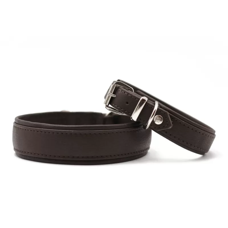 Halsband Klassik Soft Dunkelbraun
