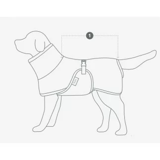 Trendpet Bademantel Dampfhund