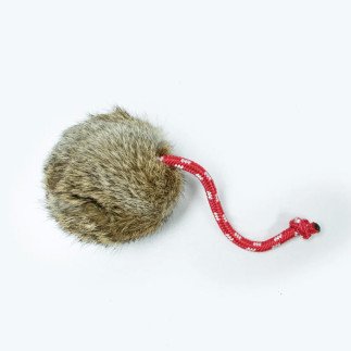 Dog&Field Long Throw Kaninchenfell Ball