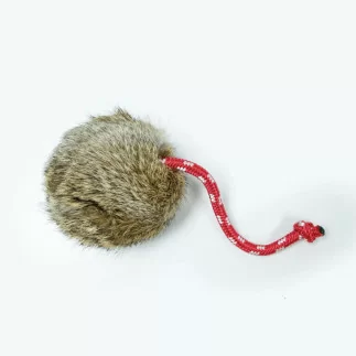 Dog&Field Long Throw Kaninchenfell Ball