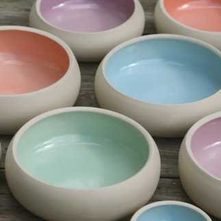 Treusinn | Keramiknapf PUR Pastell Hundenapf