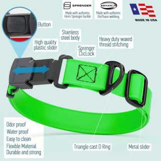 Dogline | Biothane Halsband Clicklock