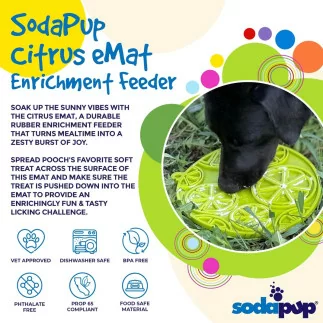 SodaPup | Leckmatte «Lemon»