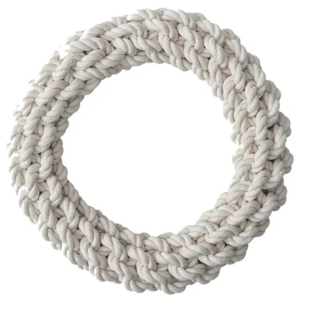 Quapas! Hundespielzeug Baumwollseil mit Ring – 27 cm