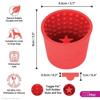 LickiMat Yoggie Pot – Schlecknapf & Slow Feeder