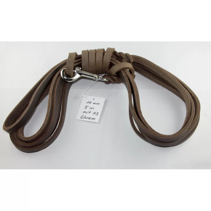 Fettleder 5 Meter Chrom mit Handschlaufe Fettleder 5 Meter Chrom mit Handschlaufe
