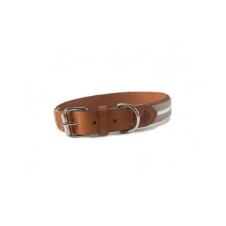 Buddys Lederhalsband "Baseball"