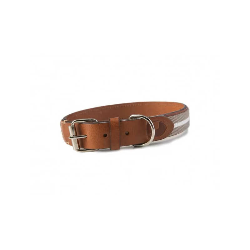 Buddys Lederhalsband "Baseball"