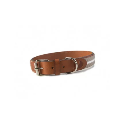 Buddys Lederhalsband "Baseball"