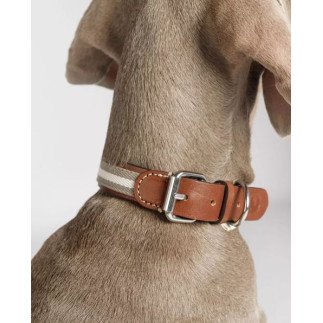 Buddys Lederhalsband "Baseball"