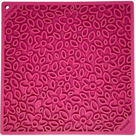 Blumenmuster Leckmatte Small