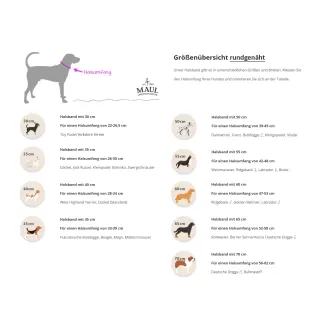 Lederhalsband rundgenäht Schwarz